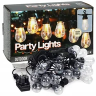 Lampy ogrodowe - Girlanda Ogrodowa Lampki Zewnętrzne 20 Żarówek Led - miniaturka - grafika 1