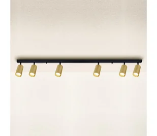 Brilagi - Oświetlenie punktowe SELE GOLDEN 6xGU10/30W/230V czarny/złoty - Lampy sufitowe - miniaturka - grafika 1
