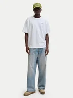 Koszulki męskie - Jack & Jones T-Shirt Earchive 12287990 Biały Regular Fit - miniaturka - grafika 1