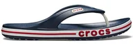 Klapki i japonki męskie - Crocs Unisex Bayaband klapki japonki męskie i damskie | codzienne sandały plażowe | buty prysznicowe, Papryka granatowa, 38.5/39.5 EU - miniaturka - grafika 1