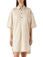 Koszulki i topy damskie - G-STAR RAW Damska koszulka SS Dress, beżowy/khaki (Whitebait A504-1603), S - miniaturka - grafika 1
