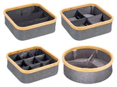 Inne artykuły do sprzątania - Wenko Organizer z bambusowymi elementami na bieliznę - miniaturka - grafika 1