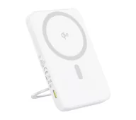 Powerbanki - Baseus PicoGo Qi2 5000mAh 20W Biały - miniaturka - grafika 1