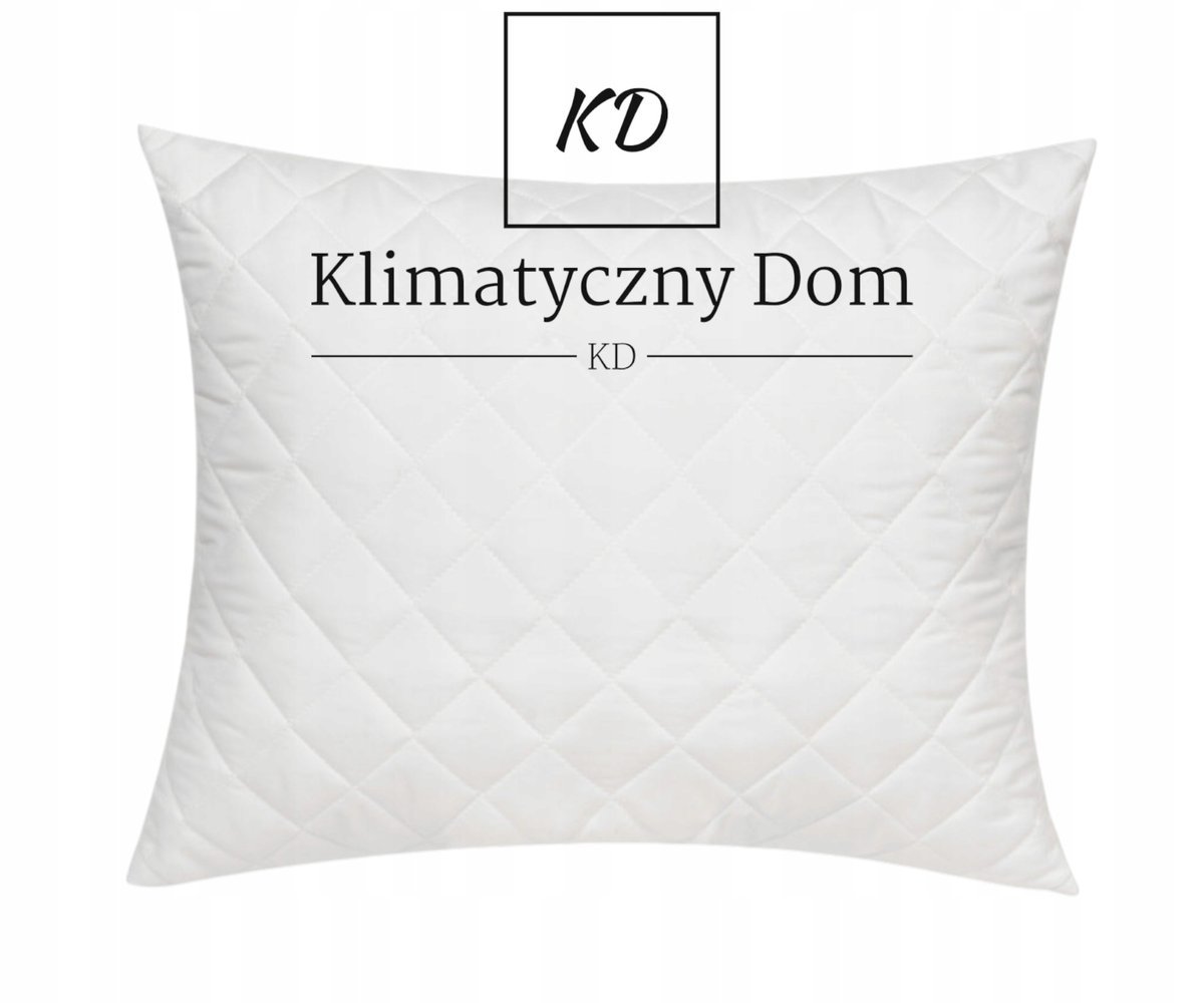 PODUSZKA 70x80 ANTYALERGICZNA PIKOWANA GRUBA 100% POLSKI PRODUKT