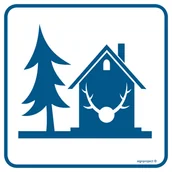 Systemy ekspozycyjne i znaki informacyjne - RA098 NADLEŚNICTWO, PN - PŁYTA PCV 1MM; (200X200MM) - miniaturka - grafika 1