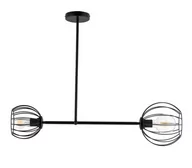 Lampy sufitowe - Sigma Madam lampa wisząca 2-punktowa czarna 32365 - miniaturka - grafika 1