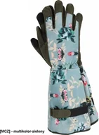 Rękawice robocze - RPEONY - Rękawice ochronne końcówki palców dodatkowe wzmocnienia gumka nadgarstek dzianina: 98% poliester 2% elastan w połączeniu ze skórą syntetyczną zamszową długość rękawicy 40 cm- 8 - miniaturka - grafika 1