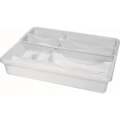 Akcesoria do sztućców - Plast Team POLAND SP. Z O.O. WKŁAD DO SZUFLAD DWURZĘDOWY 1392 BIAŁY - miniaturka - grafika 1