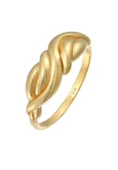 Pierścionki - Elli Damski pierścionek węzełek, skręcony, Boho Style Trend Blogger w srebrze 925 Sterling Silver Pierścionki 1 ct - miniaturka - grafika 1