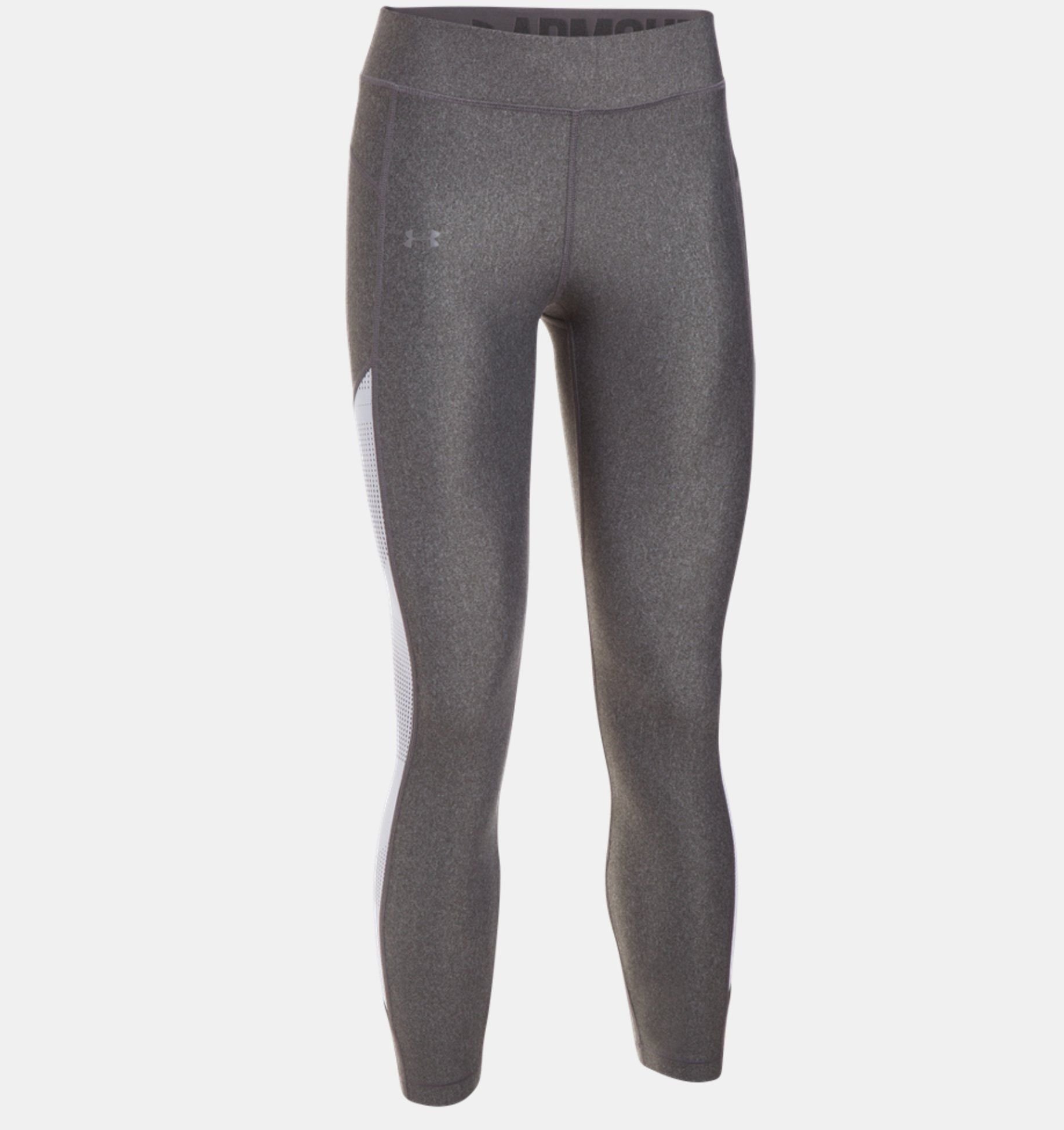 Under Armour Legginsy damskie HeatGear Armour Supervent Crop szare r. XS 1300067-090