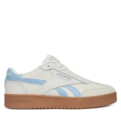 Sneakersy damskie - Sneakersy Reebok FORTE LOUNGER DOUBLE UP AR30255WCLT Écru - miniaturka - grafika 1