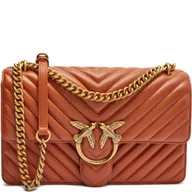 Torebki damskie - Pinko Skórzana torebka na ramię LOVE ONE CLASSIC - miniaturka - grafika 1