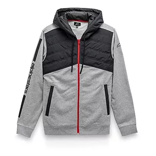 Kurtki męskie - Alpinestars Męska kurtka z kapturem Alltime Grey Heather / czarny L - grafika 1