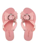 Buty dla dziewczynek - Melissa Japonki Mini Melissa Harmonic Hot Inf 33945 Różowy - miniaturka - grafika 1