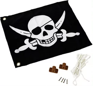 KBT Flaga pirat z systemem podnoszenia szer. 55 x wys. 45 cm - Place zabaw - miniaturka - grafika 1