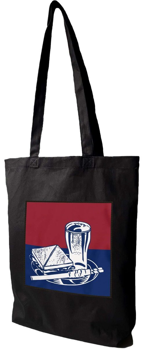 Torba z naszywką Sandwich and soda Roy Lichtenstein
