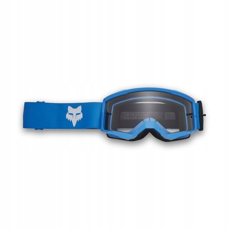 Niebieskie gogle na kask rowerowy juniorskie Fox Main Core niebieskie Dirt