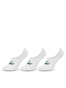Lacoste Zestaw 3 par niskich skarpet unisex RA7872 Biały - Skarpetki damskie - miniaturka - grafika 1