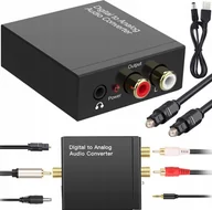 Inne akcesoria audio-wideo - KONWERTER OPTYCZNY TOSLINK RCA3 YQ-2 - miniaturka - grafika 1