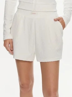 Guess Szorty sportowe V4GD15 KC5W2 Écru Loose Fit - Spodenki damskie - miniaturka - grafika 1