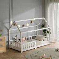 Łóżka dla dzieci i młodzieży - Łóżko dziecięce 90x200 cm z zabezpieczeniem przed upadkiem, solidna sosnowa krata. - miniaturka - grafika 1