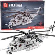 Samoloty i helikoptery - Klocki techniczne śmigłowiec transportowy CH53 2192-elementów ZA5303 - miniaturka - grafika 1