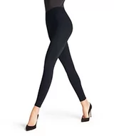 Legginsy - FALKE Kobiety Legginsy Seamless Shaping W LE Delikatne kryjące jednokolorowe 1 Para, Niebieski (Marine 6179), XS 34-36 - miniaturka - grafika 1