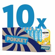 Płatki śniadaniowe i musli - DAWTONA Pokket Mochi o smaku mango 10 x 180g, kremowa konsystencja, bez dodatku cukru, niskokaloryczny, bez konserwantów, intensywny smak japońskiej mochi, niskokaloryczny, zdrowa przekąska - miniaturka - grafika 1