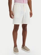 Spodenki męskie - Tommy Hilfiger Szorty materiałowe Dover MW0MW44358 Biały Regular Fit - miniaturka - grafika 1