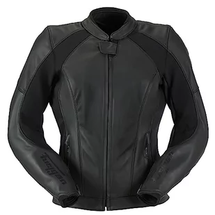 Furygan Damskie kurtki i płaszcze Livia, Noir/noir, XXL - Odzież motocyklowa - miniaturka - grafika 1