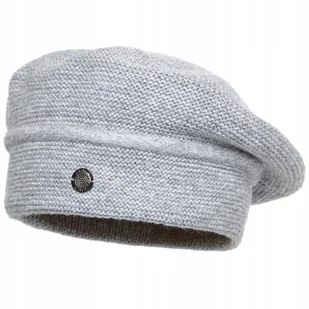 Beret damski KORNELIA Jasny szary - Czapki damskie - miniaturka - grafika 1