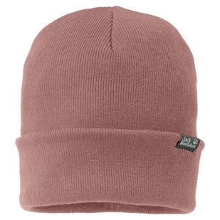 Czapka zimowa JACK WOLFSKIN RIB HAT 1903891-3068 – Różowy - Czapki damskie - miniaturka - grafika 1