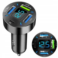 Ładowarki samochodowe - Szybka ładowarka samochodowa Usb-c Pd Usb Qc 3.0 - miniaturka - grafika 1