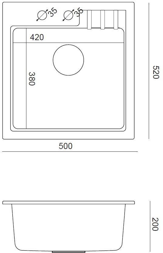 Steiner Zlewozmywak Quadron CA_ALQ4945BI