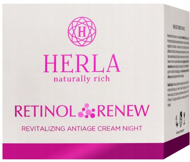 Herla Retinol Renew Krem Do Twarzy Z Aktywnym Retinolem Na Noc 50 ml