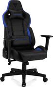Fotele gamingowe - SENSE7 SENSE7 Fotel gamingowy Sentinel czarno niebieski - miniaturka - grafika 1