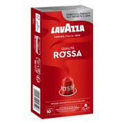 Kawa w kapsułkach i saszetkach - Lavazza Qualita Rossa 10 kapsułek Nespresso 57g - miniaturka - grafika 1