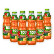 Soki i napoje niegazowane - Kubuś 100% Sok jabłko marchew brzoskwinia 850 ml x 6 sztuk - miniaturka - grafika 1
