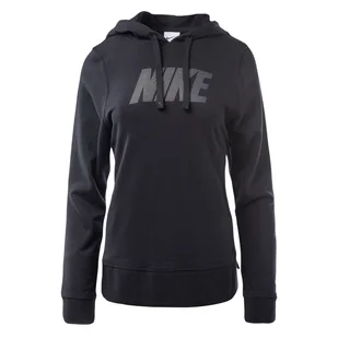 Damska Bluza NIKE W NK DF HBR FLC HOODY DM2883-010 – Czarny - Bluzy damskie - miniaturka - grafika 1