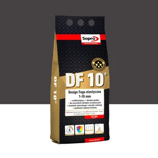 Fuga elastyczna DF10 Czarna 90 2 kg Sopro - Fugi - miniaturka - grafika 1