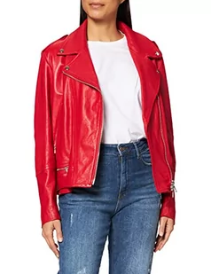 7 For All Mankind Damska kurtka Moto Jacket Blazer, czerwony, M - Odzież motocyklowa - miniaturka - grafika 1