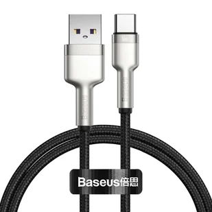Baseus Cafule Metal Data kabel USB - USB Typ C 66W Quick Charge 1m czarny (CAKF000101) - Kable USB - miniaturka - grafika 17