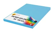 Szkolne artykuły papiernicze - Papier kolorowy A4 80g niebieski 100 arkuszy - miniaturka - grafika 1