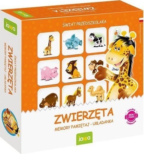 Jawa Jawa Gra Memory Zwierzątka układanka GRA-93 GR0366