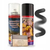 Środki do obuwia i ubrań - Renowator Czarny z Gumką do Zamszu i Impregnatem Palc Zestaw 3w1 - miniaturka - grafika 1