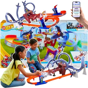 Hot Wheels Tor Wyścigowy Spider-Man + Spider-Gwen Emocjonujące Wyścigi Z Pętlą I Pazurami Doc Ock Prezent Dla Dziecka 4+ Ebook-2 - Zabawki konstrukcyjne Hot Wheels Tor Wyścigowy Spider-Man + Spider-Gwen Emocjonujące Wyścigi Z Pętlą I Pazurami Doc Ock Prezent Dla Dziecka 4+ Ebook-2 - Zabawki konstrukcyjne - miniaturka - grafika 1