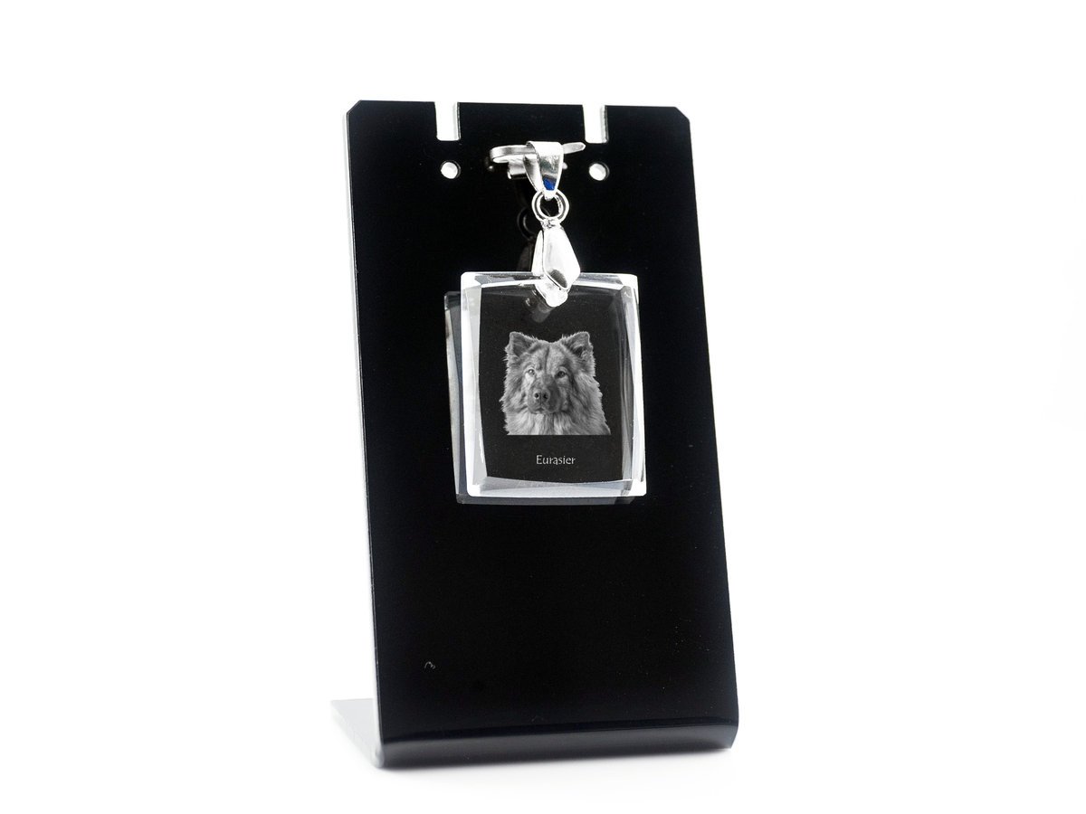 Eurasier wisiorek kryształowy z psem Art-Dog