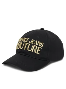Versace Jeans Couture Czapka z daszkiem 78VAZK32 Czarny - Czapki i chusty sportowe męskie - miniaturka - grafika 1
