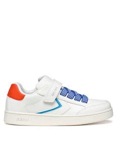Geox Sneakersy J Eclyper J55LSA 5411 C0422 D Biały - Buty dla chłopców - miniaturka - grafika 1