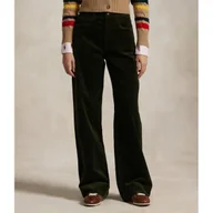 Spodnie damskie - POLO RALPH LAUREN Sztruksowe spodnie Relaxed fit - miniaturka - grafika 1